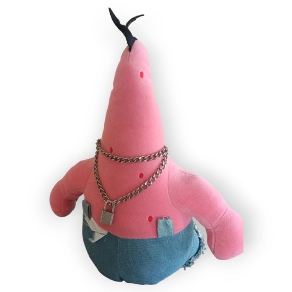 Spongebob SquarePants Punk Patrick plush 14" - Picture 4 of 7